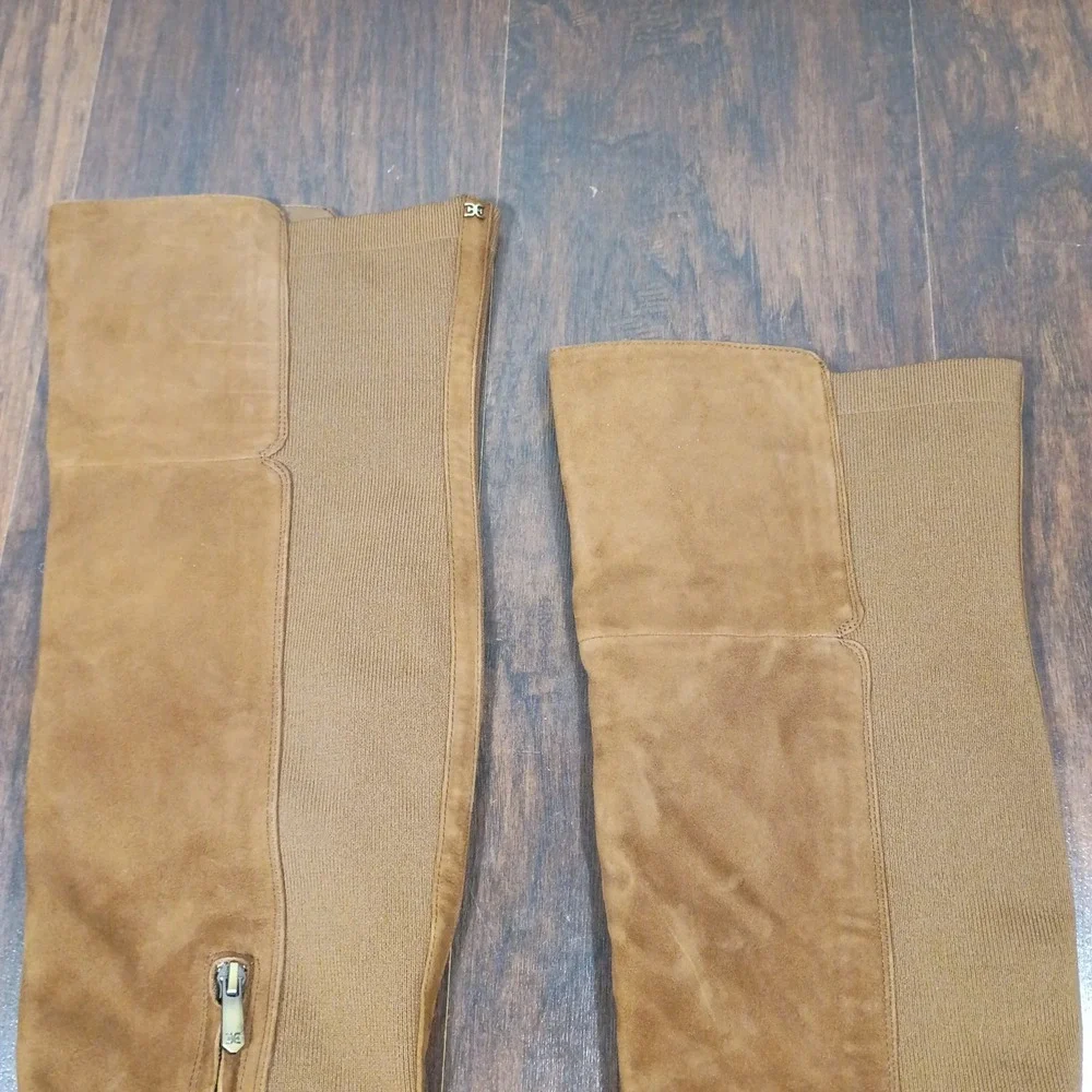 Sam Edelman Women's Pam Over the Knee Boots Brown Suede Women's‎ 9.5